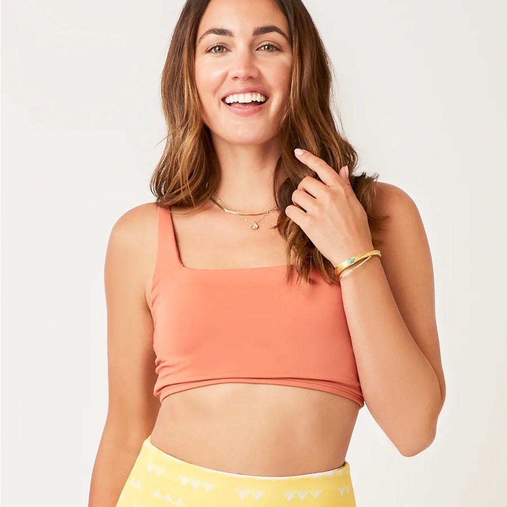 Carve Designs Amelia Coral Swimsuit Top